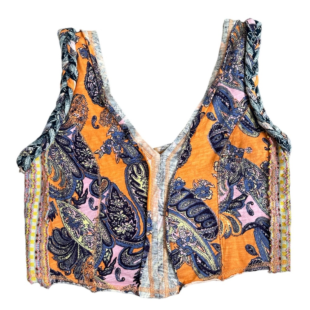 Free people Izabella Cropped Tank Top Size M